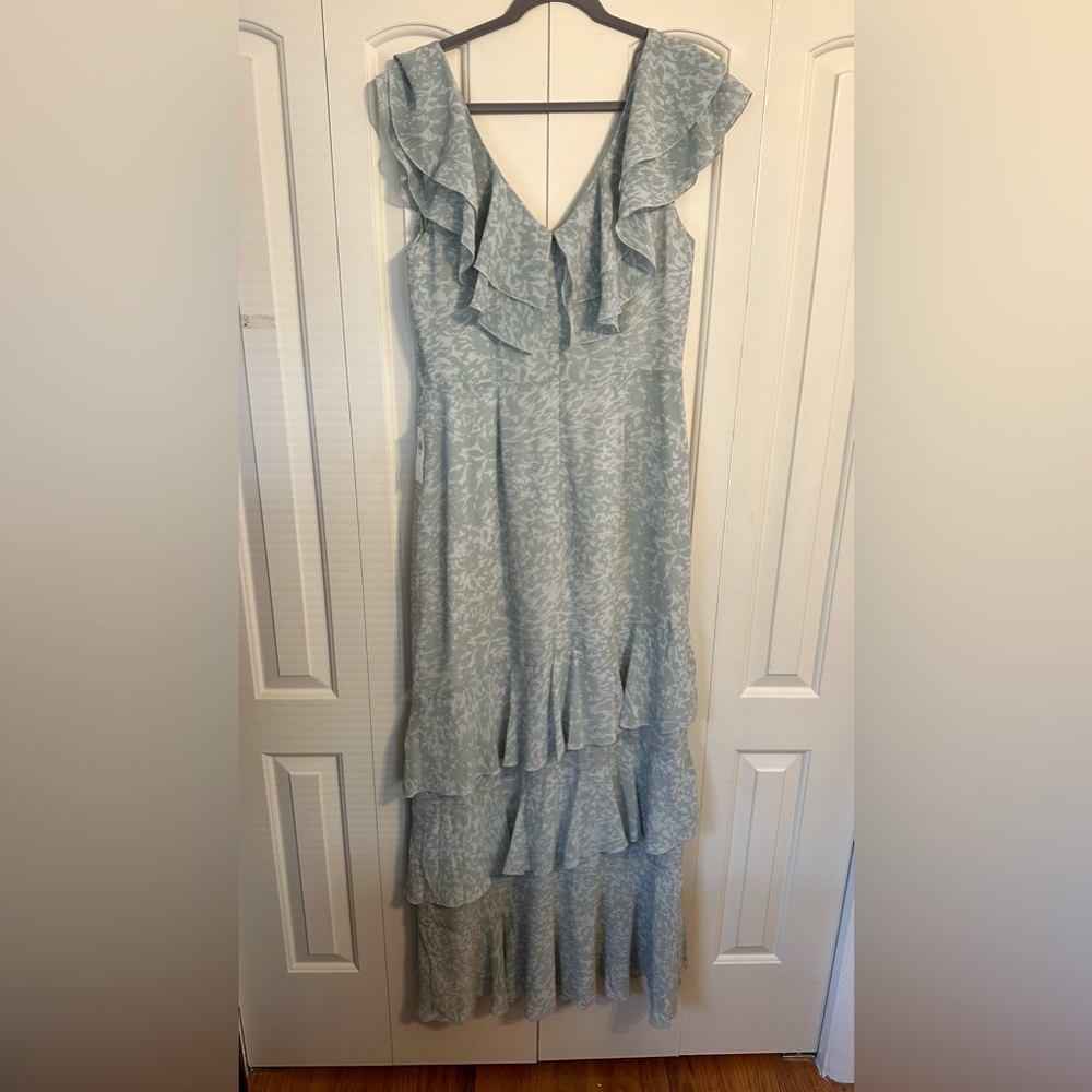 WAYF The Hailey Ruffle Tiered Gown, NWT, XL